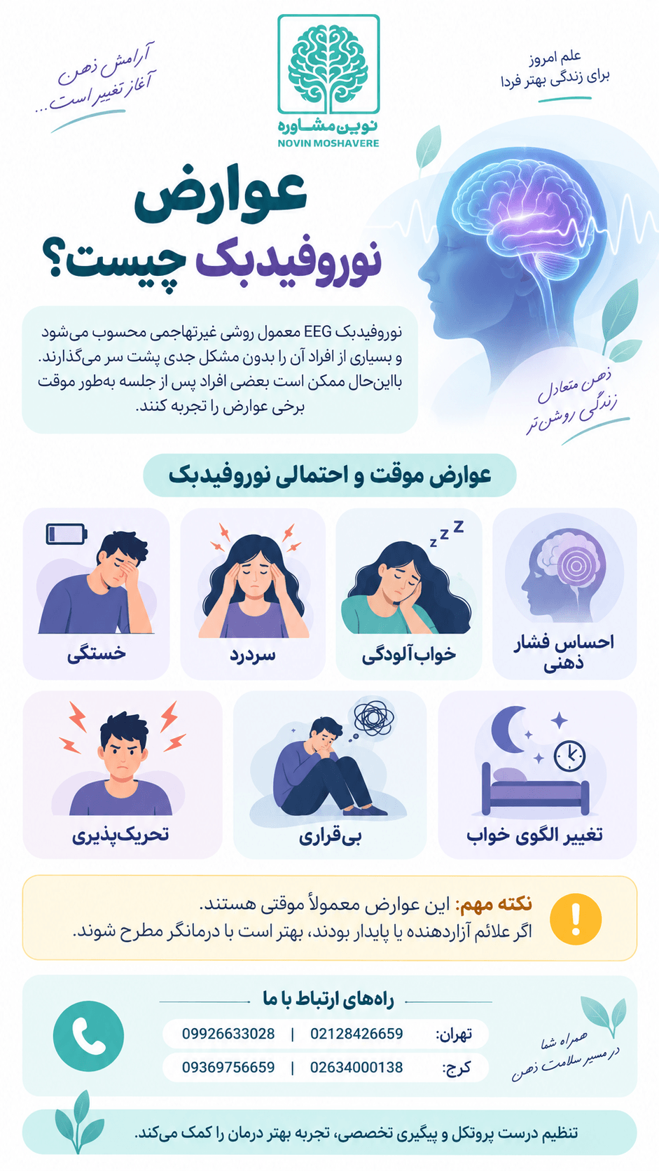 عوارض نوروفیدبک چیست؟
